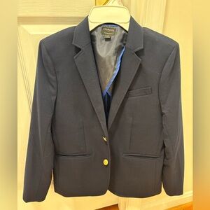 Boys navy J. Crew blazer size 12